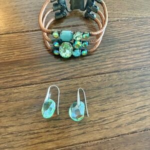 Swarovski bracelet and/or earrings - as a set or individually